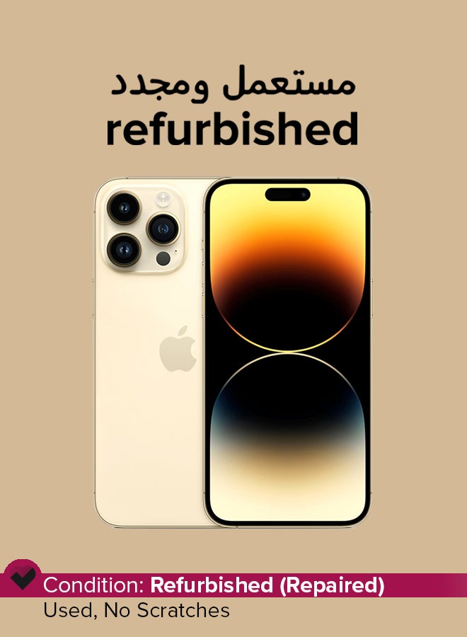 Compare Refurbished  iPhone 14 Pro Max 256GB Gold 5G With Facetime  International Version at KSA Price