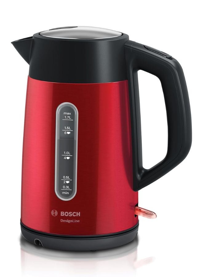 Compare 1.7L Kettle, 3kW Rapid Boil, Stainless Steel Design | Elevate Your Brew 1.7 L 3000 W TWK4P434GB RedBlack at KSA Price