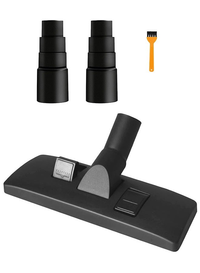 Compare Universal Floor Brush Head Tool, 32mm Vacuum Cleaner Floor Brush Head Replacement, with Vacuum Hose Adapter, Vacuum Cleaner Carpet Brush Nozzle Accessories at KSA Price