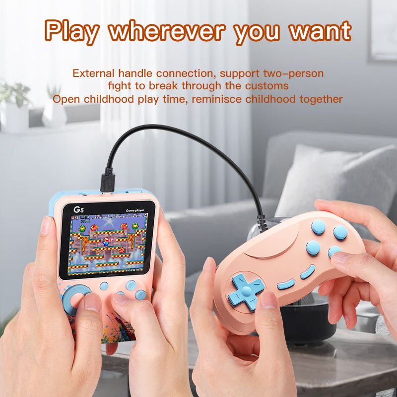 Compare 500in1 Retro Handheld Game Console Toy  Stress Relief Gift for Boys, Students, Valentines Day at KSA Price