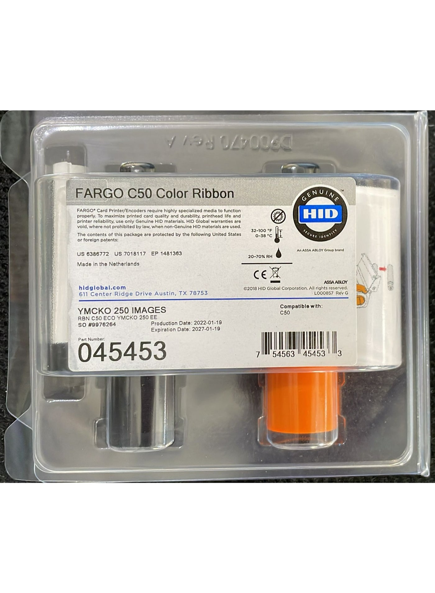 Compare HID Fargo 45453 Ribbon YMCKO 250 Prints at KSA Price