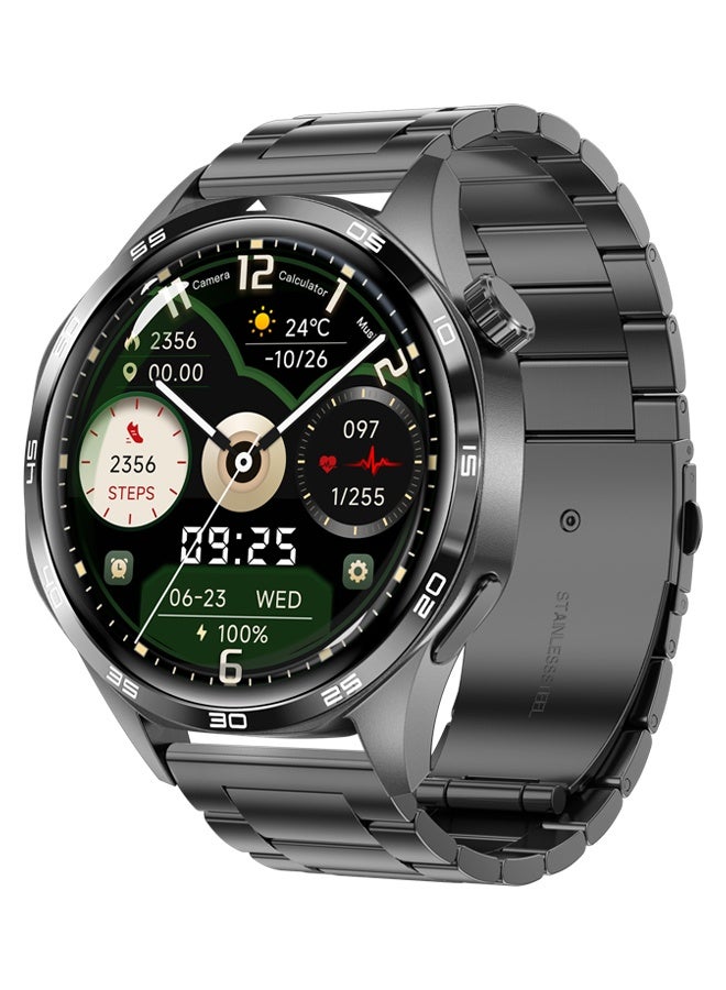 Compare Mens Smart Watch, 1.53Inch Highdefinition Largescreen Waterproof and Durable Smart Watch, AnsweringMaking Calls, Suitable for Android4.4 and i0s9.0 Activity Fitness Tracker Watches at KSA Price