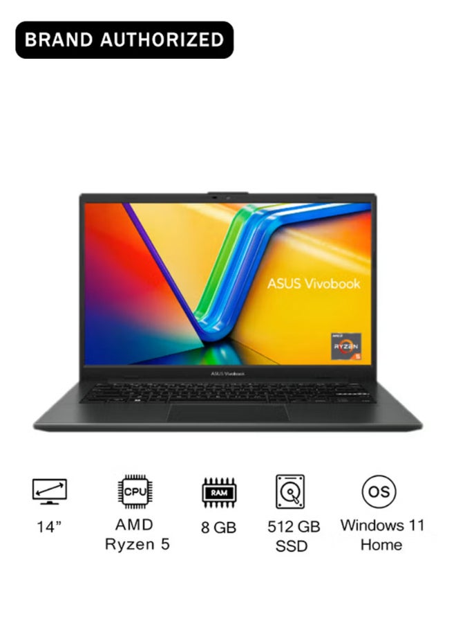 Compare Vivobook Go Laptop With 14Inch Full HD Display,AMD Ryzen 5 7520U Processor8GB RAM512GB SSDAMD UMA GraphicsWindows 11 Home English Black at KSA Price
