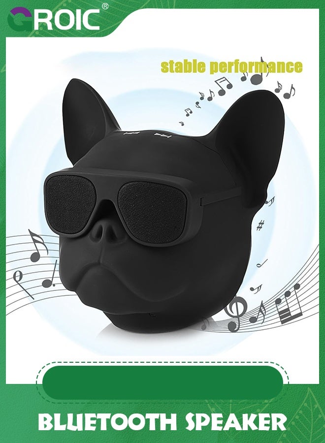 Compare Dog Shaped Speaker Wireless Portable Speaker, Portable Dog Shaped Stereo Sound Music Player Wireless Speaker, Cool Artistic Stereo Decorative Speaker Crystal Clear Stereo Sound at KSA Price