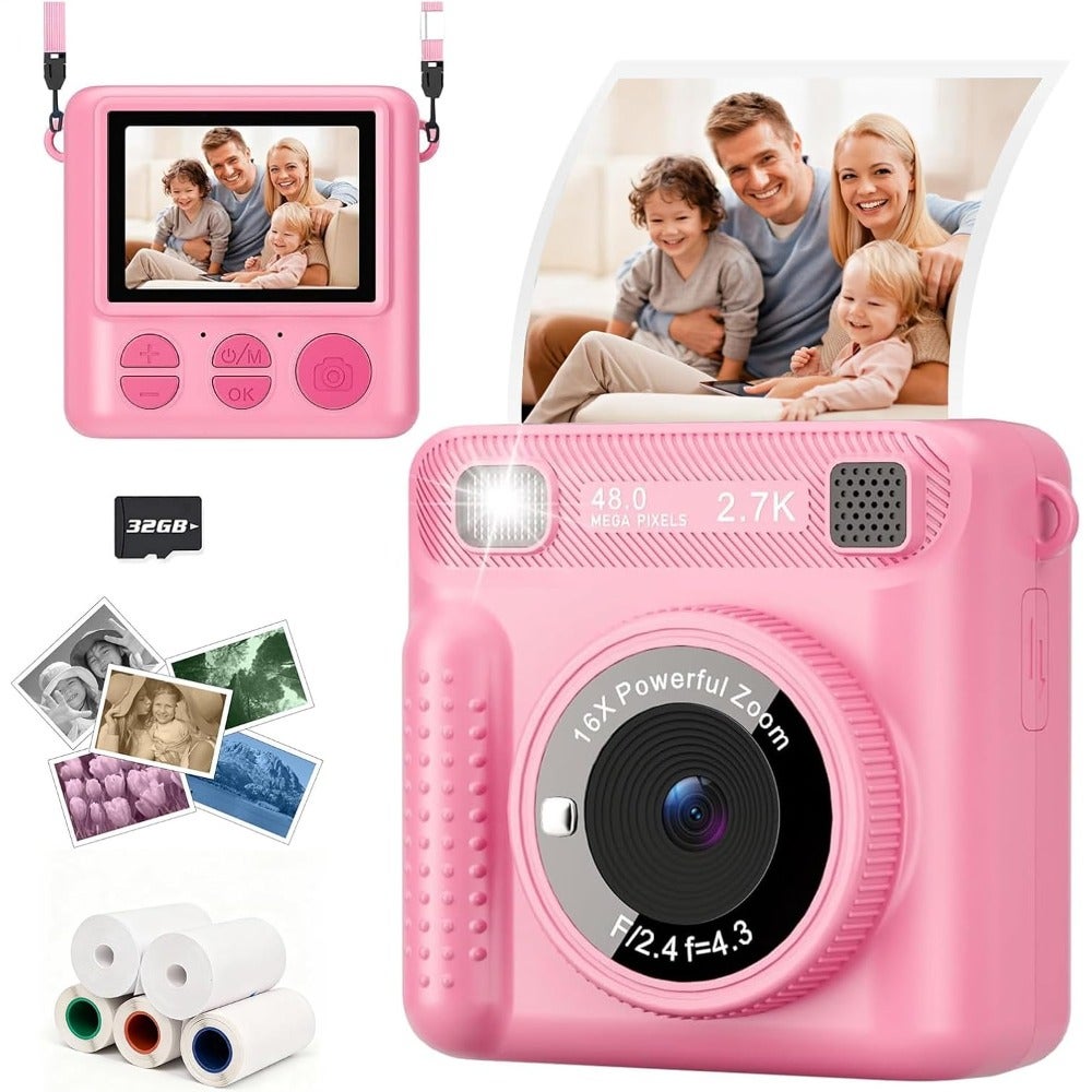 Compare Camera for,1080P HD Digital Camera with Printing Paper at KSA Price