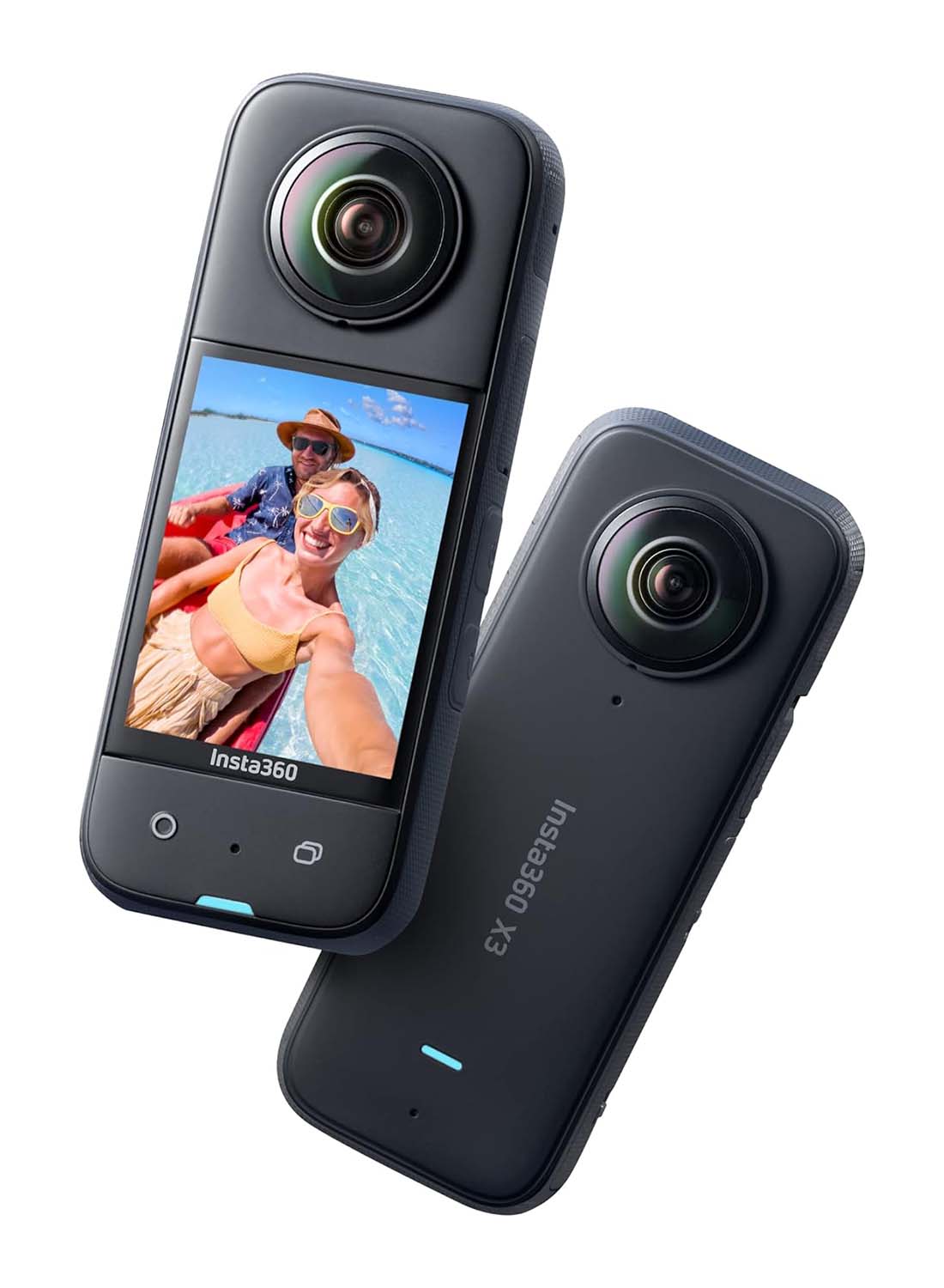 X3-360 Degree Waterproof Action Camera With 1/2