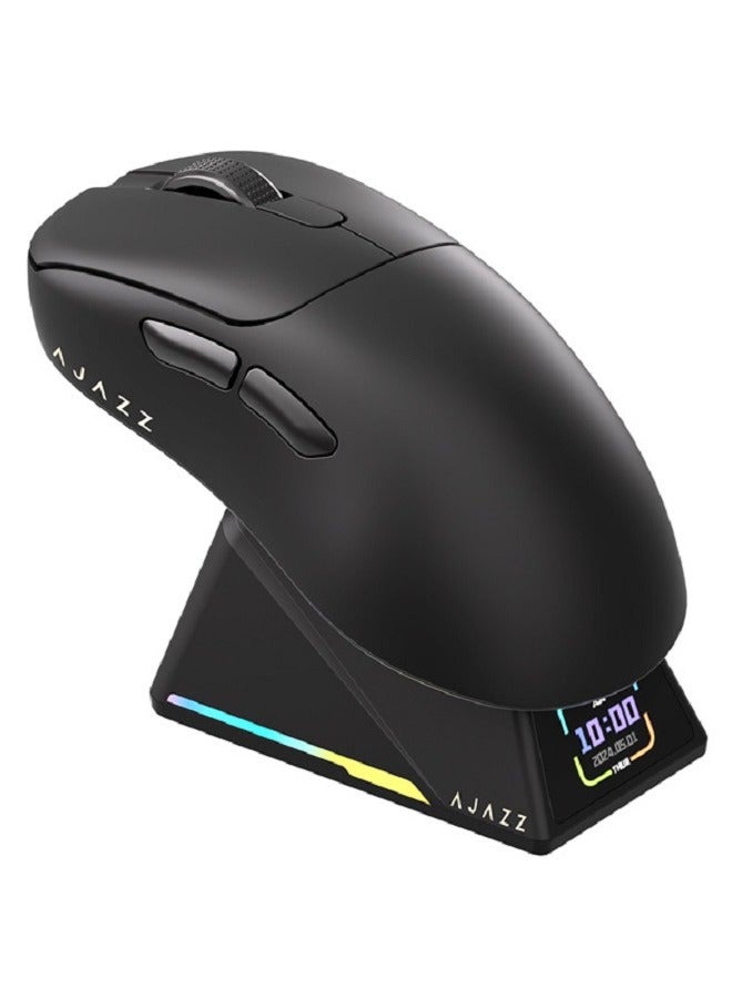 Compare AJ179 APEX TriMode Gaming Mouse, 8K Wireless Gaming Mice, Up to 42K DPI,Ultralight, Magnetic Charging Dock with TFT Screen, Pixart PAW3950 Sensor,100M Clicks HUANO Switch, TriMode Mice, for PCMAC,Black at KSA Price