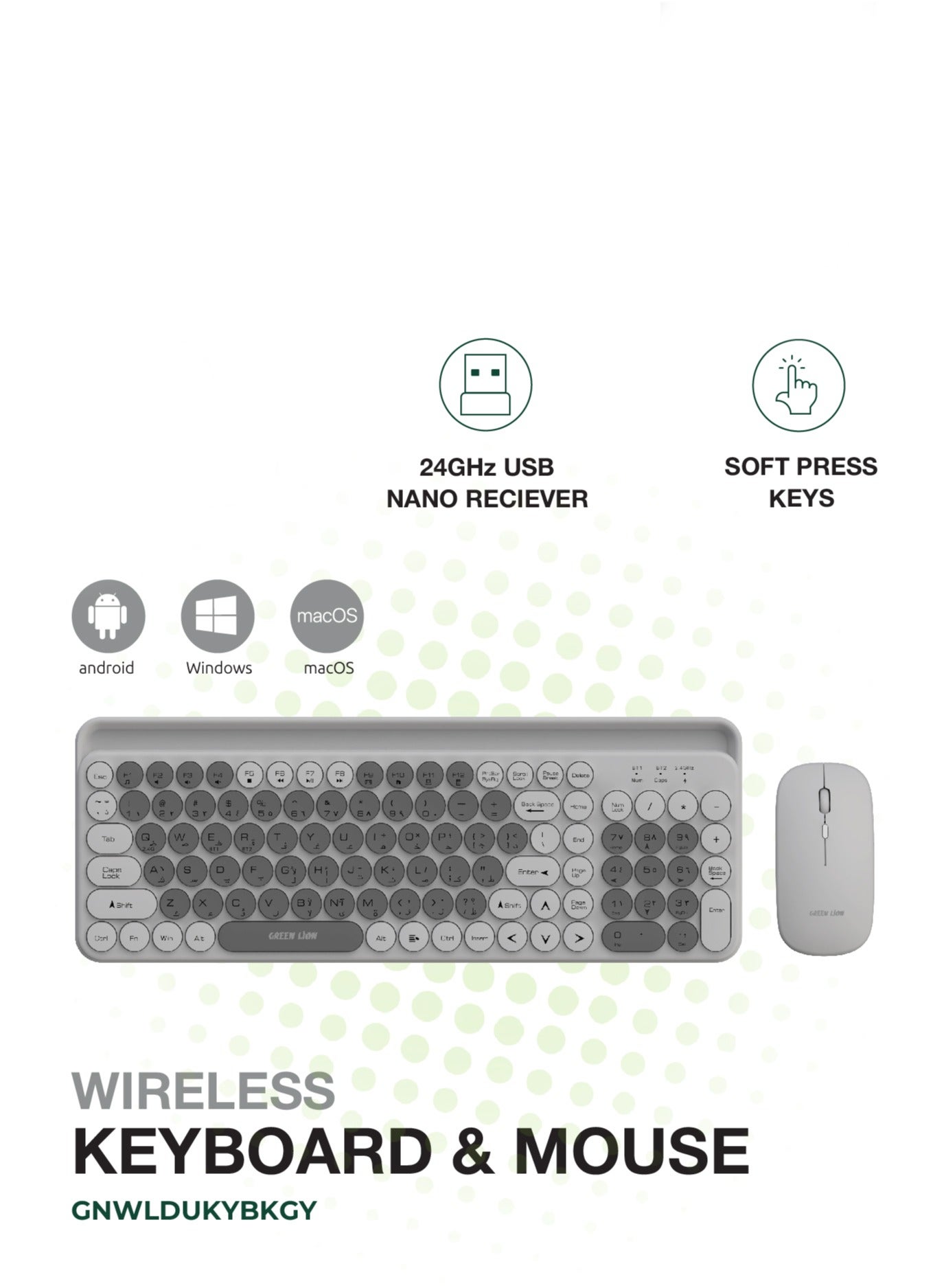 Wireless Duo Mouse and Keyboard Set /…