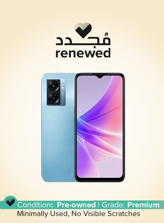 Compare Renewed  A77 Dual SIM 4GB RAM 128GB 4G Sky Blue at KSA Price