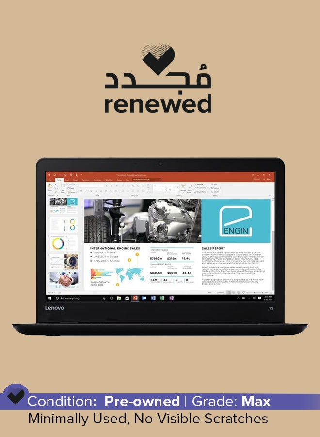 Compare Renewed  ThinkPad 13 2nd Gen 2017 Laptop With 13Inch Display,Intel Core i5 Processor7th Gen8GB RAM256GB SSDIntel HD Graphics 610 With EnglishArabic Keyboard Black EnglishArabic Black English black at KSA Price