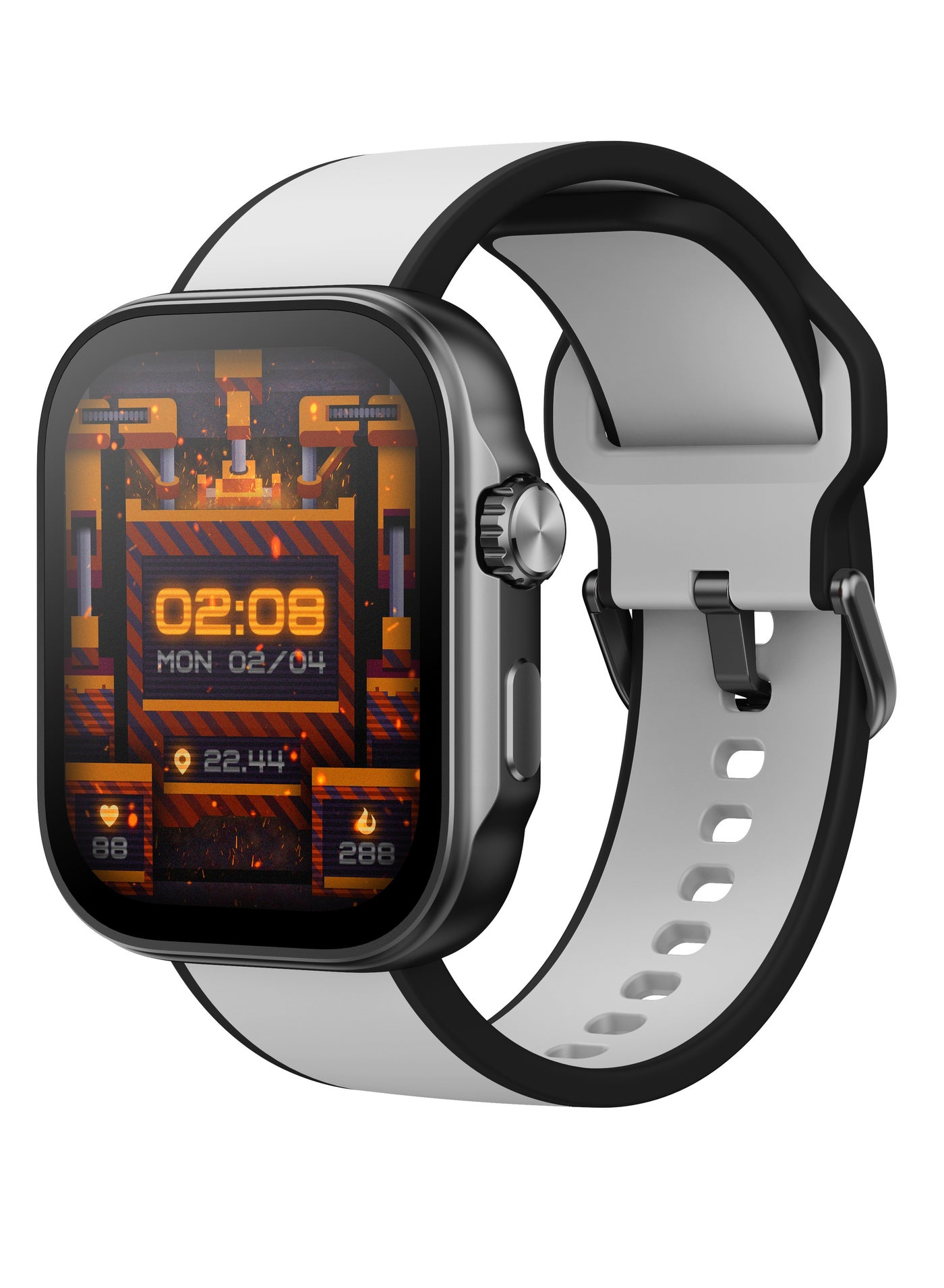 GRABIT G-SWANK Smartwatch – 1.99” AMOLED, Bluetooth…