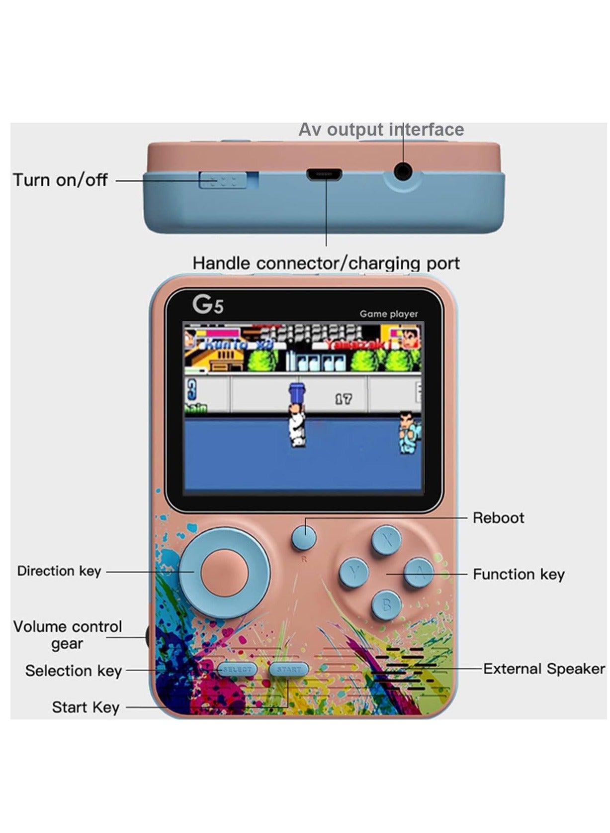 G5 Handheld Retro Game Console for UAE Gamers