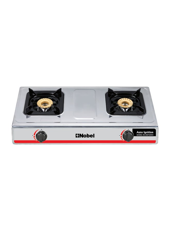 Gas Stove with Dual Gas Burner/2 Brass Burners…