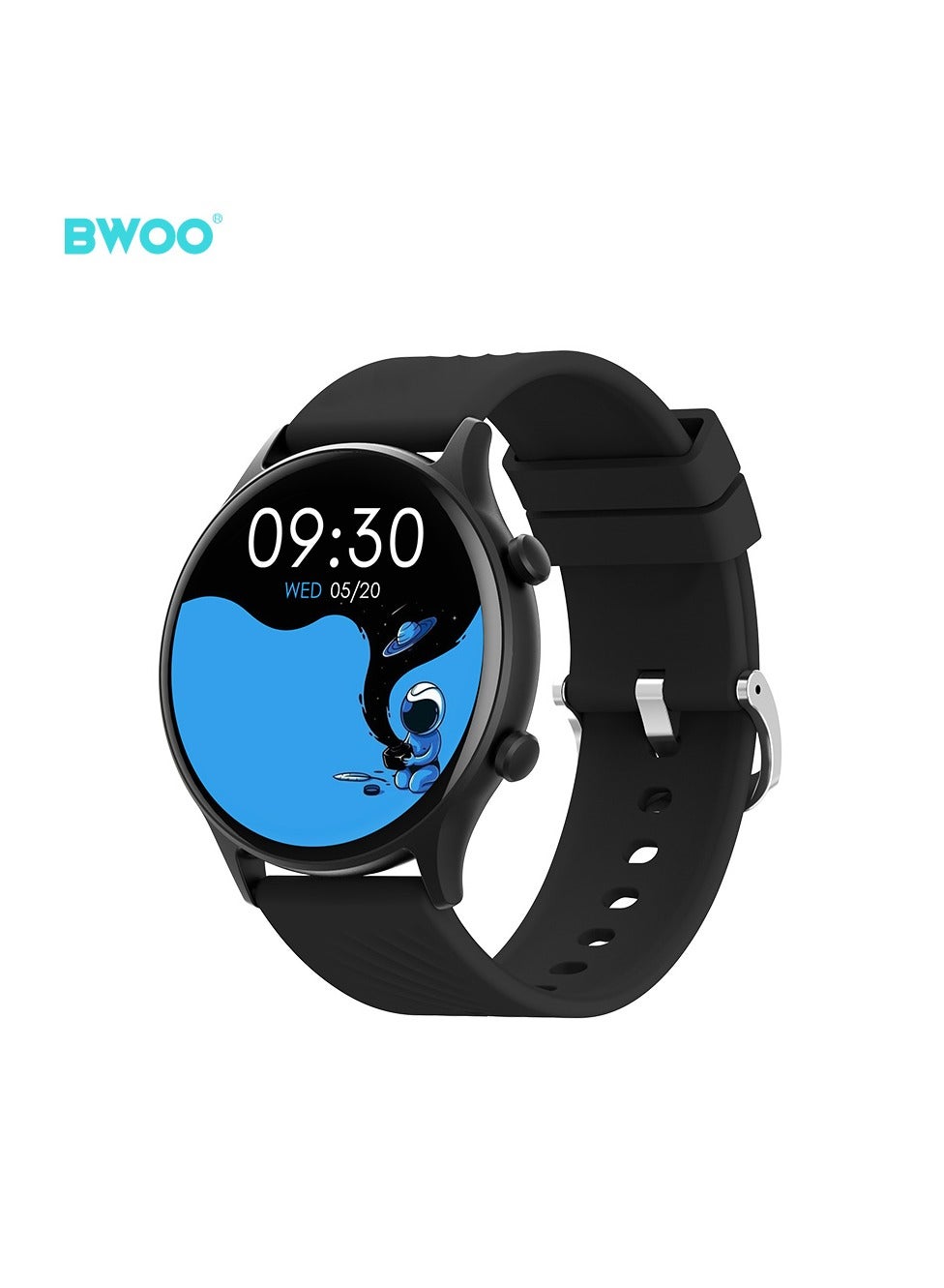 Compare Bwoo Wa03 Smart Watch Black at KSA Price