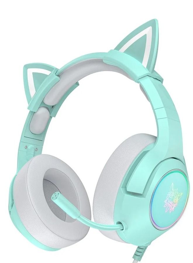 K9 Wired Gaming Headset Removable Cat Ears Headphones…