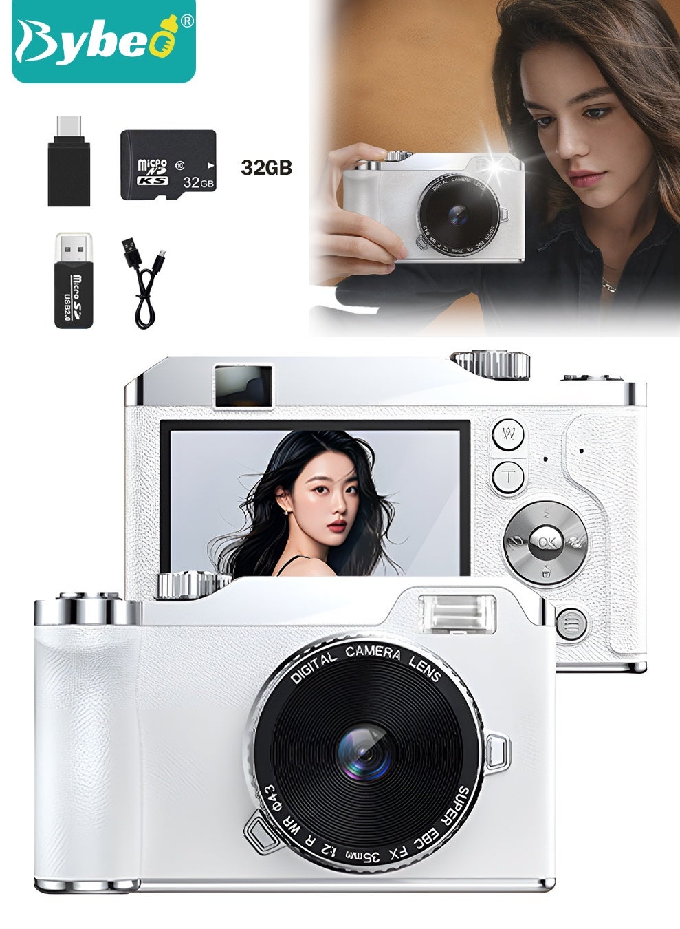 Digital Camera, FHD 4K Camera, Digital Point…