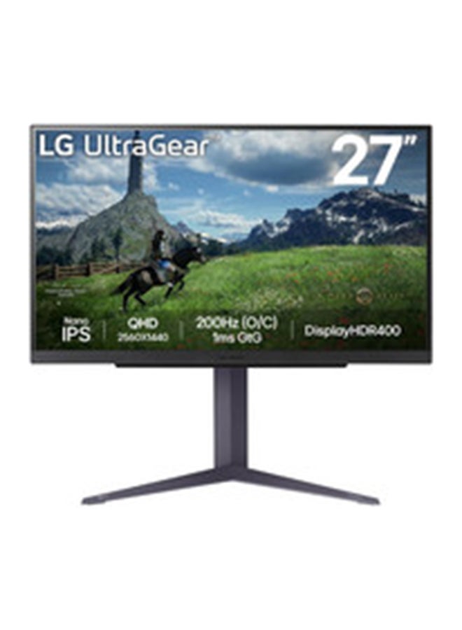 Compare 27 Inch UltraGear™ Gaming Monitor 2560x1440 QHD Nano, IPS Display Type, 1ms GtG Response Time,180Hz Refresh Rate OC 200Hz, Display HDR™ 400  27GS85QB | Black at KSA Price