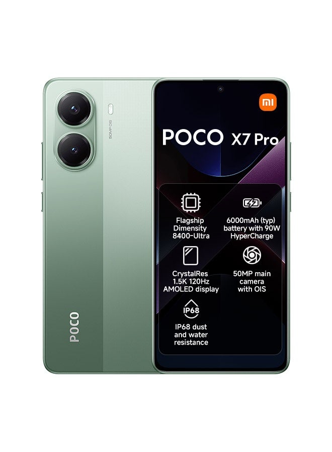 POCO X7 Pro Dual SIM Green 8GB RAM…