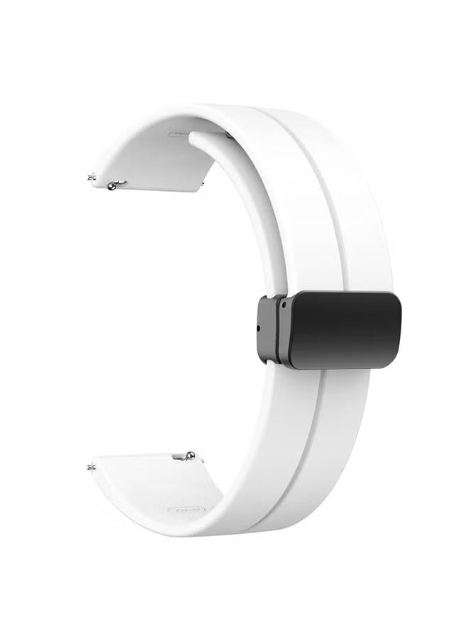 Compare Silicone Watch Band For CMF by Nothing Watch ProWatch Pro 2 Watchband Bracelet Magnetic Folding Buckle Soft Silicone Replacement Straps for Men Women at KSA Price