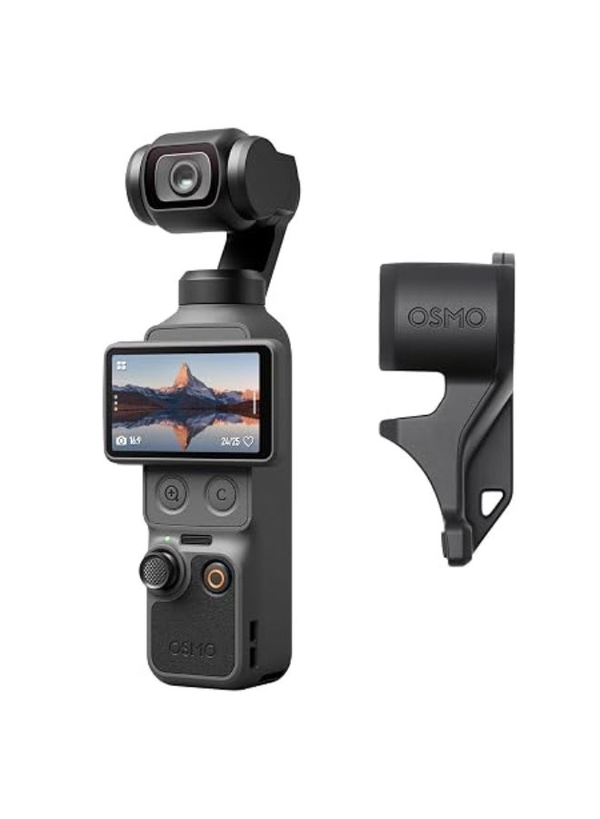 Compare Osmo Pocket 4 Standard combo 3Axis Gimbal Camera with 4K Video, AI Tracking, Touchscreen Display, Portable Stabilized Vlogging Camera for Travel, YouTube & Content Creation | Wireless Mic, Wide Angle Lens, Magnetic Fill Light, 128GB Memory Card at KSA Price