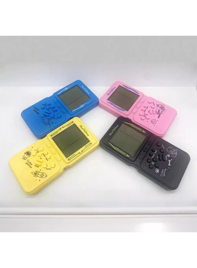 Compare Hancheng Electronic Toys Direct Sales Childrens Classic Nostalgic Tetris Game Educational Toys Big ScreenColor:Blue at KSA Price