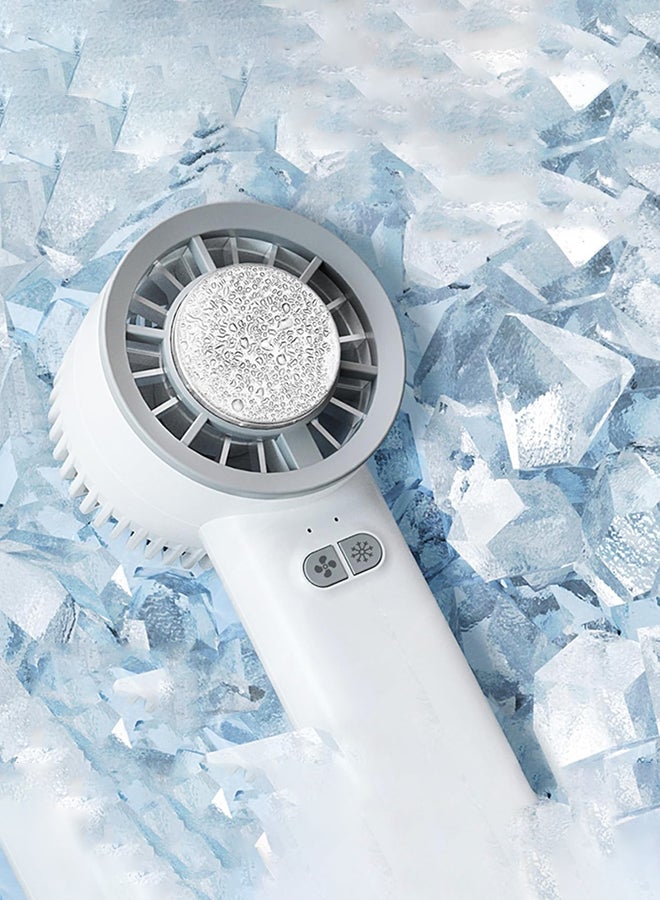 Ice Cooling Handheld Fan, 3s Instant Cool Down…