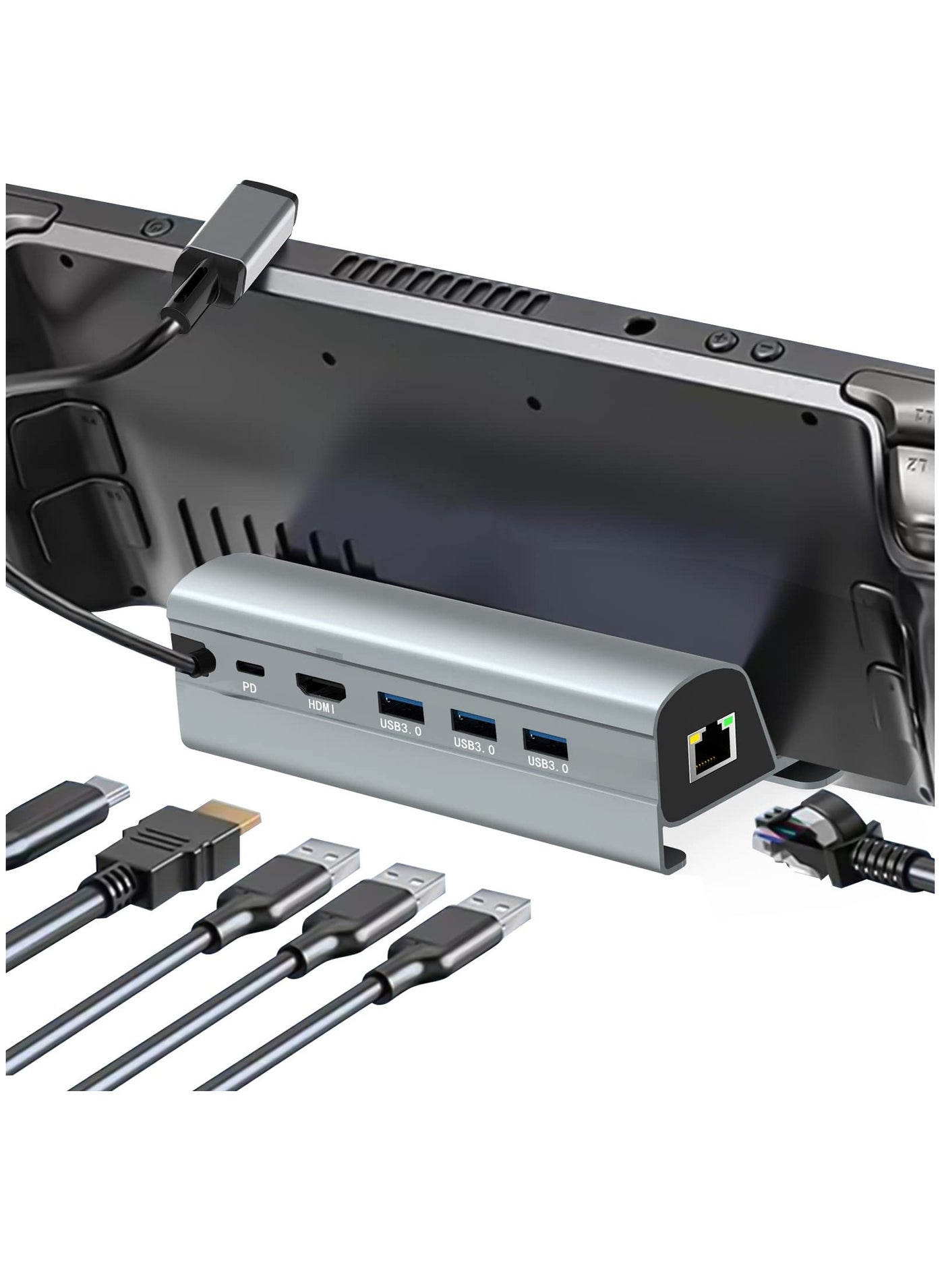 Steam Deck Dock, 6-in-1 Docking Station with HDMI…