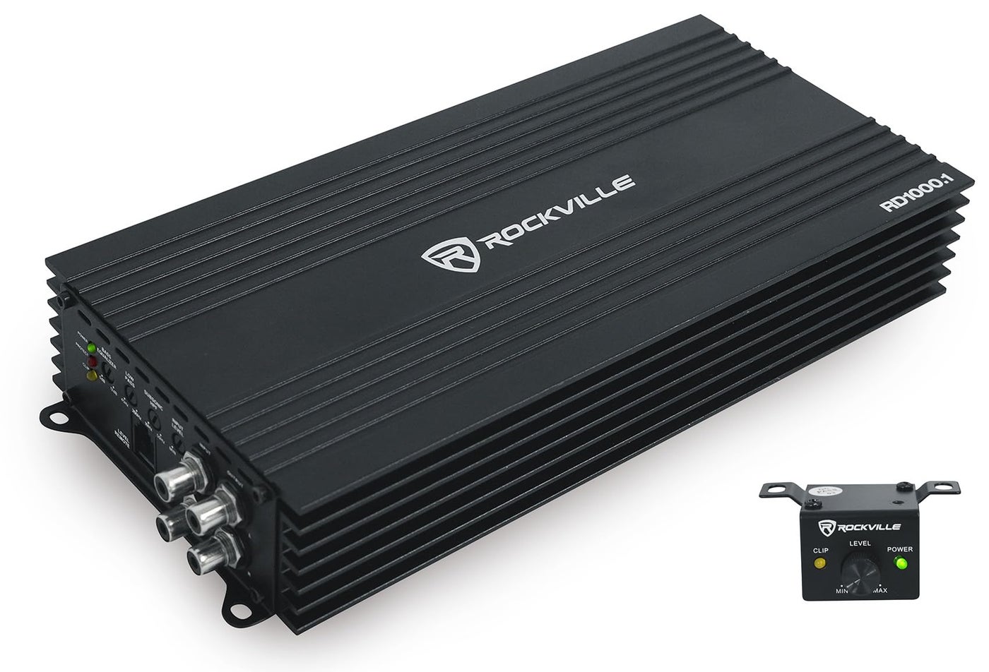 Compare Rockville RD1000.1 4000W Peak  1000W RMS Mono 1Ohm Car Amplifier, ClassD, Metal Bass Remote wClip Indicator, Low Pass & Subsonic Filters, Compact & HighEfficiency, Ideal for Subwoofers at KSA Price