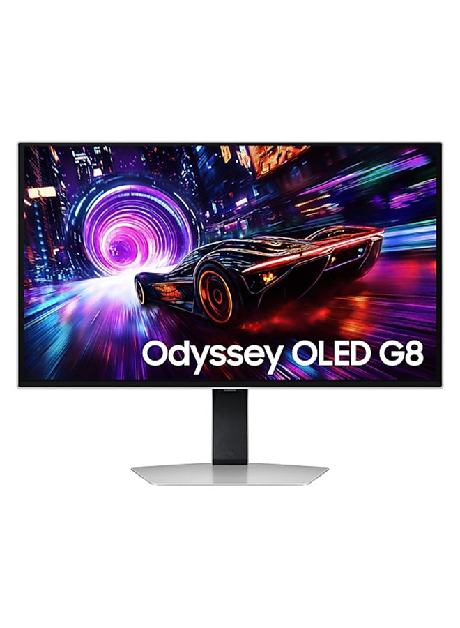 Compare 27 inch Odyssey QDOLED G8 4K UHD 240Hz 0.03ms Gaming Monitor, Glare Free, OLED safeguard+, VESA DisplayHDR TrueBlack 400, AMD FreeSync Premium Pro, CoreSync & CoreLighting+, Ergo Stand height, swivel, pivol LS27FG810SMXUE BlackS at KSA Price