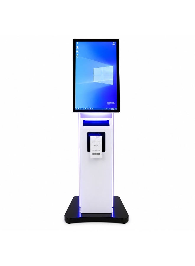 Compare SW238 Interactive SelfService Kiosk with Touch Screen & Builtin Receipt Printer – Windows OS Digital POS Kiosk for Restaurants, Retail Stores, Ticketing & Customer Service at KSA Price