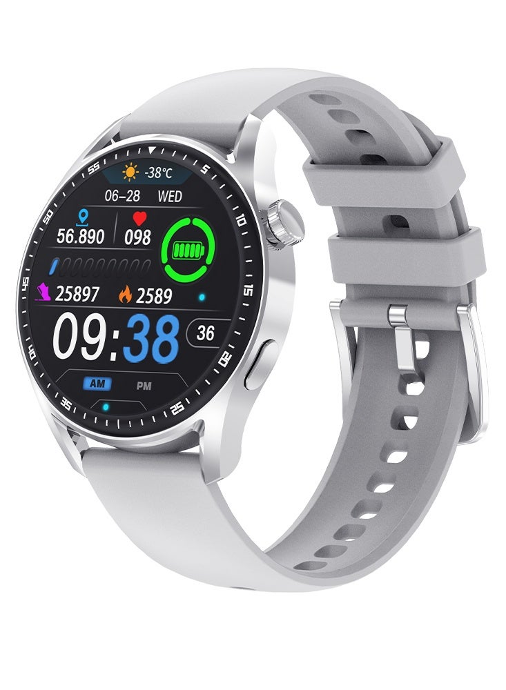 Compare Porodo PHANTA Smart Watch, 1.46Inch HD Touchscreen with Bluetooth 6.0 Calling, Heart Rate & Blood Oxygen Monitoring, Sleep Tracking, 19 Sports Modes, Fitness & Activity Tracker, Smart Notifications, Female Health Tracking, IP65 Water Resistant, 5Day Battery Life, Android & iOS Compatible at KSA Price