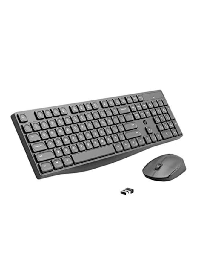 Compare CS10 Wireless Keyboard & Mouse Combo, Ergonomic Design and Silent Typing Keys, Black at KSA Price