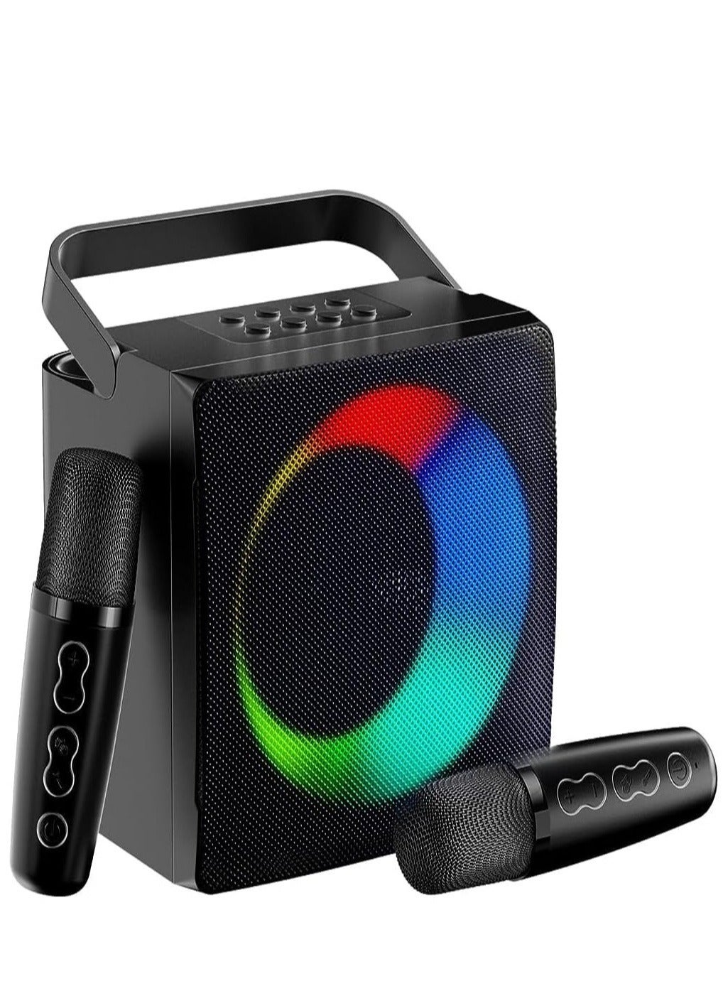 Compare SD 508 Portable Wireless Karaoke Speaker with Dual Wireless Microphones – HighQuality Sound & Long Battery Life at KSA Price