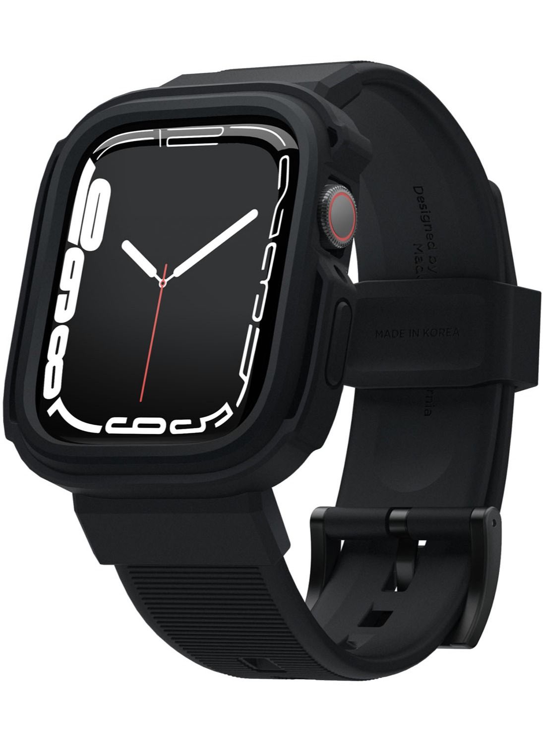 Compare Armor for Apple Watch Series 87 45mm and Series 6SE54 44mm Case Cover with Band  Black at KSA Price