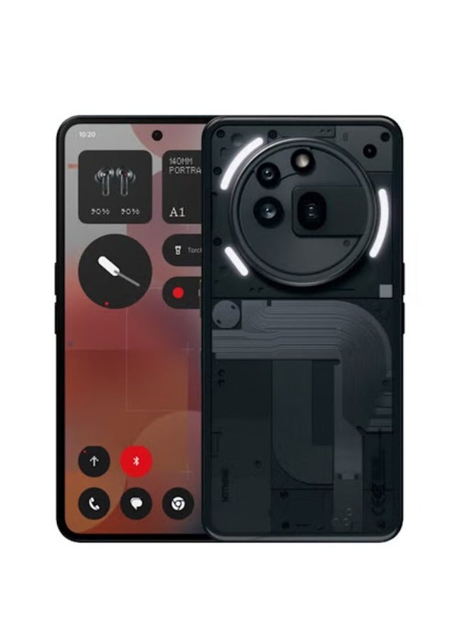 Phone 3a Pro 5G Dual SIM Black 12GB RAM…