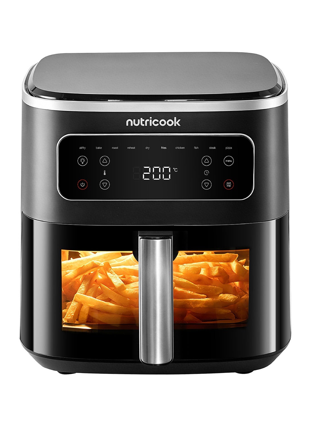 Digital Air Fryer Max 8L, 2000W, 10 Programs…