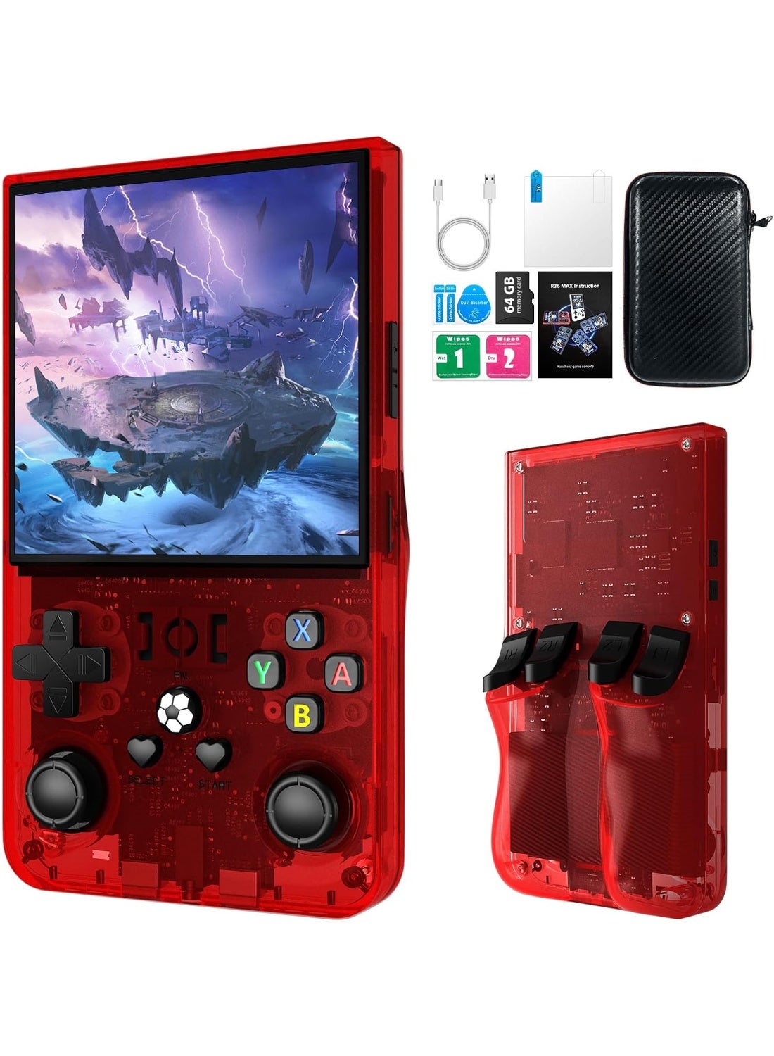 2025 New R36MAX Retro Handheld Game Console, 4.0…