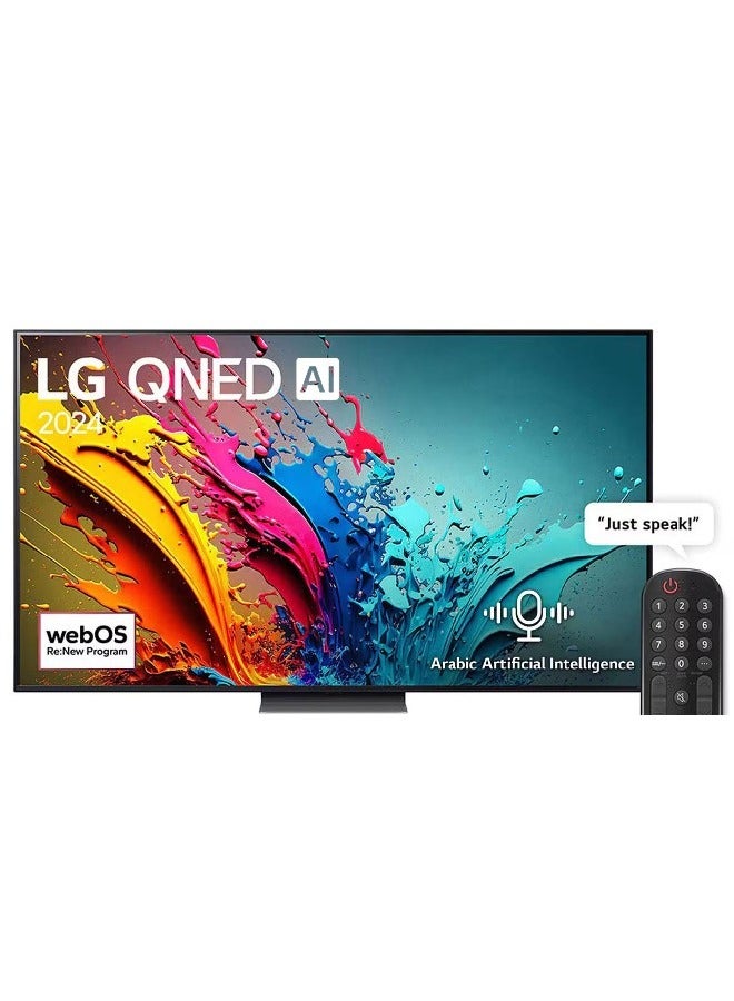 Compare 75 inch 4K Smart TV QNED 120Hz 75QNED86T6A Black at KSA Price