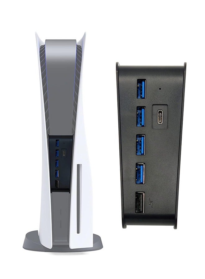 USB Hub for PS5, 5 Port USB High Speed…