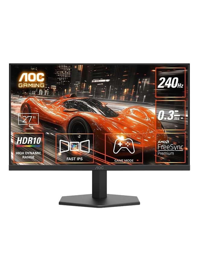 Compare 27G11ZE2 27Inch FHD 1920x1080 Fast IPS Gaming Monitor, 240Hz, 0.3ms MPRT, 1ms GtG, HDR10, AMD FreeSync & NVIDIA GSYNC Compatible, 99% sRGB, Tilt Adjustable, VESA Mountable black at KSA Price