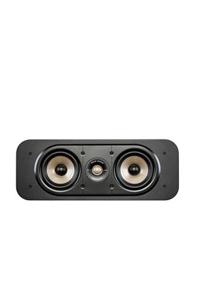 Compare Polk Signature Elite Es30 Center Channel Speaker, Home Theater Speakers, HiRes Audio Certified, Dolby Atmos & Dts:X Compatible, 1 Tweeter & Two 5.25 Woofers, Dual Power Port Bass, Stunning Black at KSA Price