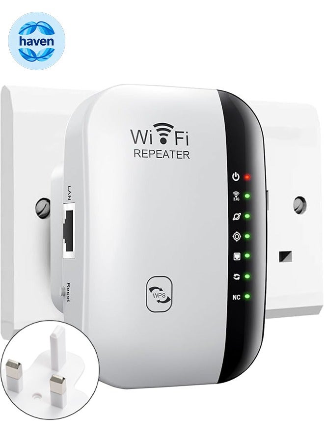 Compare 300m Wifi Repeater, WiFi Range Extender, Long Range Repeater with Ethernet Port, Quick Setup, Home Wireless Repeater at KSA Price