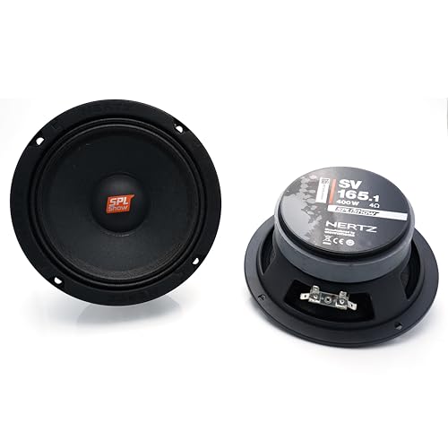 Compare HERTZ SPL Show Series SV1651 65 4Ohm SPL Midrange Speaker Drivers Pair at KSA Price