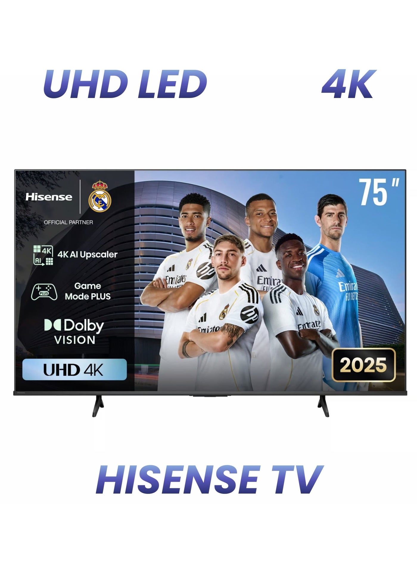 75-Inch A6Q UHD 4K 60Hz Smart TV for…