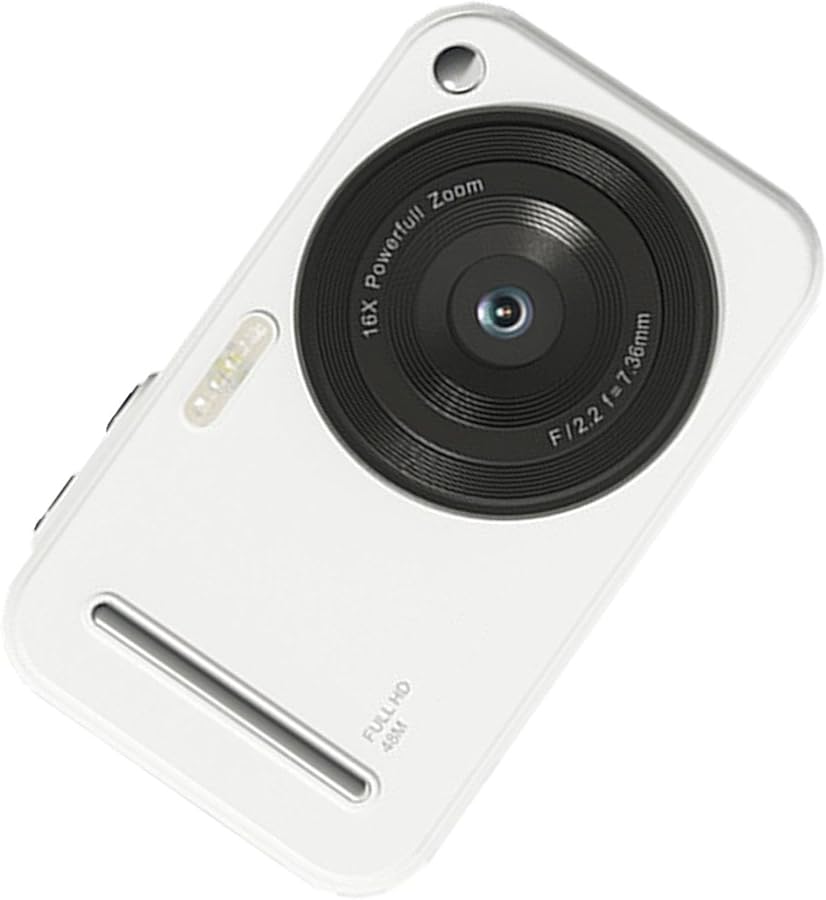 Compare White 1080P 48MP Digital Camera With Beauty Filter Slow Motion Video For Daily Adventure at KSA Price