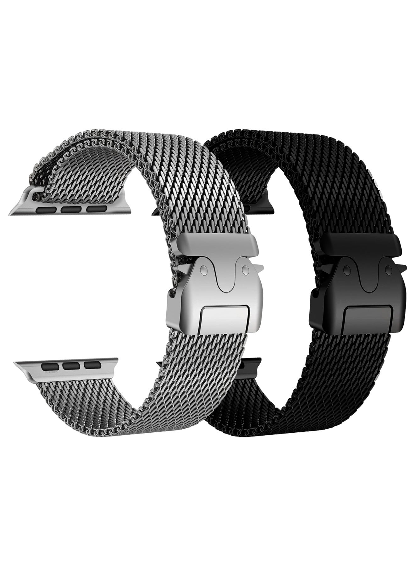 2Packs Milanese Loop for Apple Watch Band Ultra…