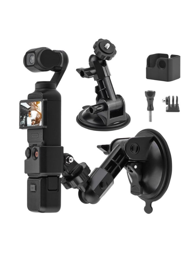 Compare Suction Cup Compatible for DIL Osmo Pocket 3 Suction Cup Mount Action Camera Car Windshield Window Vehicle Boat Camera Suction Cup Bracket Holder or Insta360 X4 X3 X2 ONE R RS GO 3 for GoPro Hero 12x at KSA Price