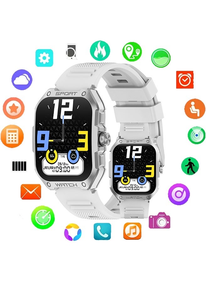 Compare 2025 New Mens Bluetooth Sports Smart Watch, 370mAh UltraLong Battery Life, GPS & Multiple Sports Modes, Sports and Sleep Monitoring, 1.83Inch FullScreen Touch,Smart Searable Watch RT G18 at KSA Price