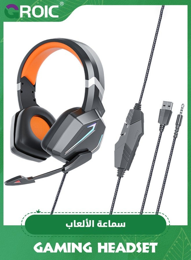 The Orange Stereo Gaming Headset for PS4…