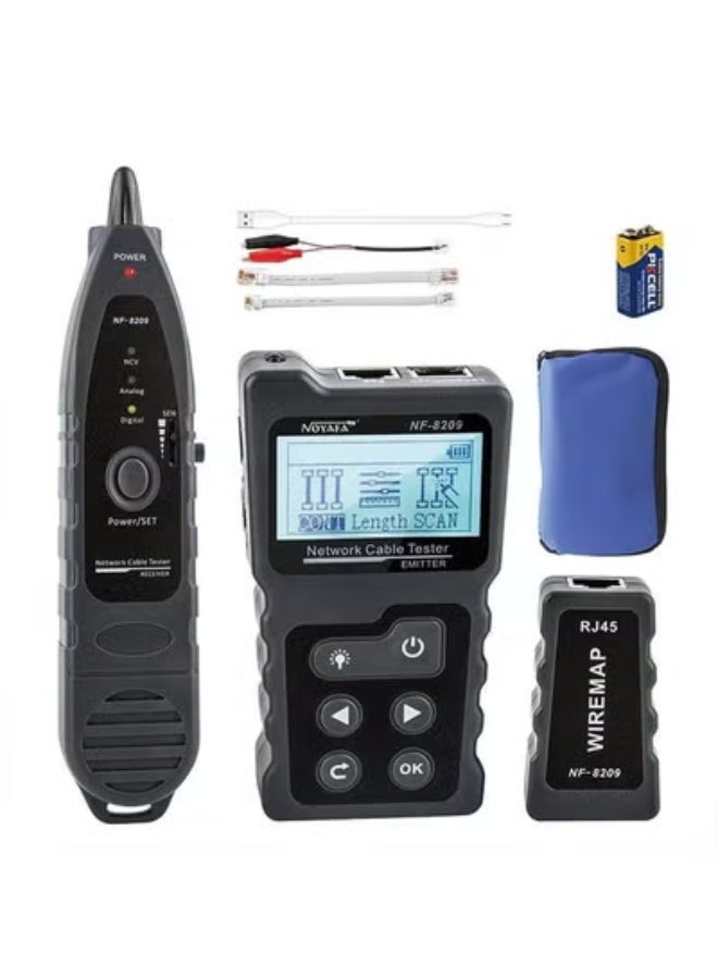 Compare NOYAFA Advanced Network Cable Tester With PoE& NCV & Lamp For CAT5eCAT6CAT6a, Multifunction Wire Tracker Cable Tester For Tracker Underground Telephone Line Finder Home Repair at KSA Price